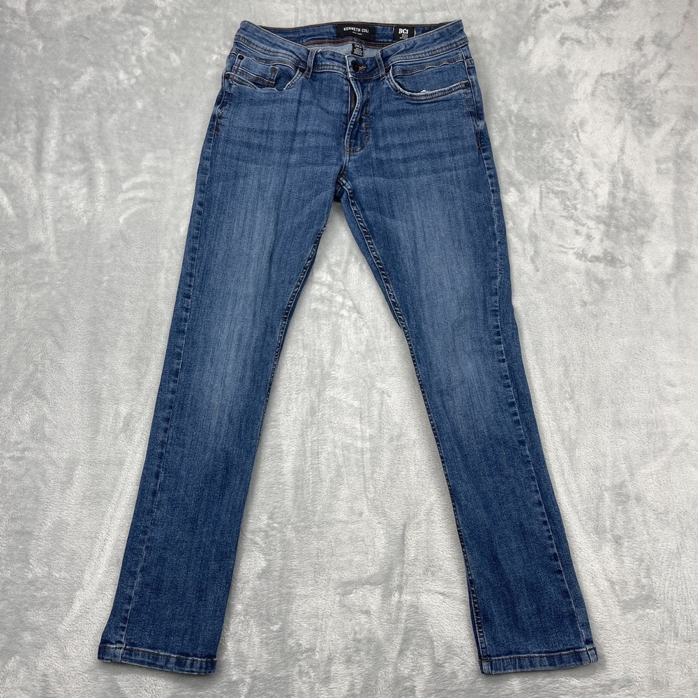 Kenneth Cole Skinny Jeans Women 29x30 Blue Denim Medium Wash Slim Fit Streetwear